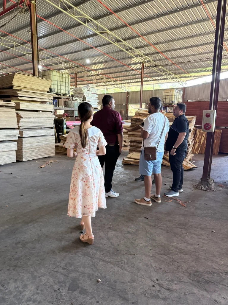 HCPLY client visit plywood factory Vietnam 007