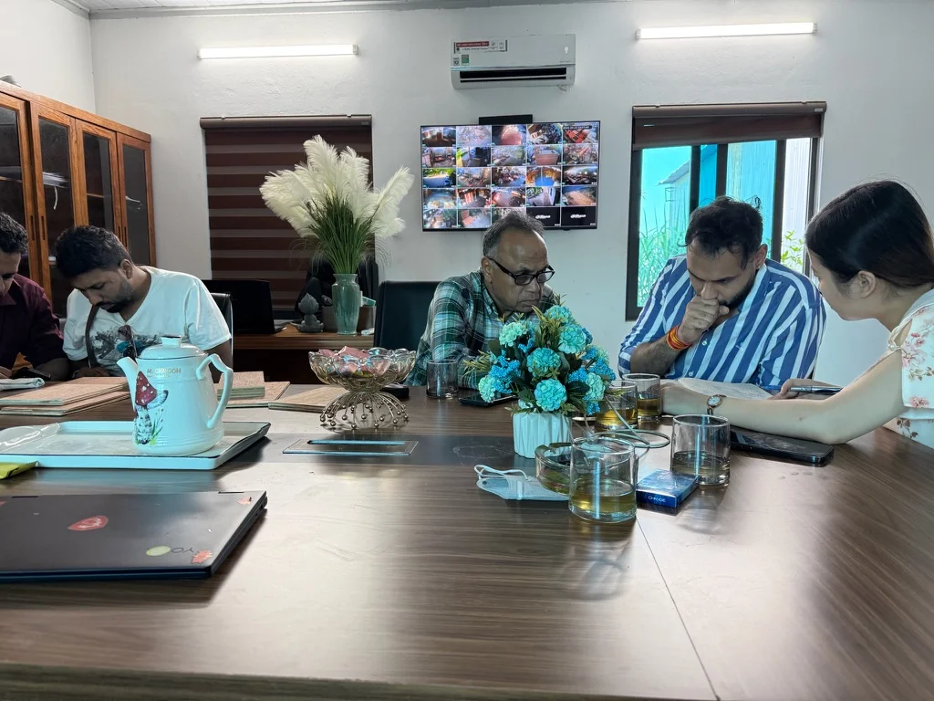 Mr. Arvind Patel visiting HCPLY vietnam plywood factory