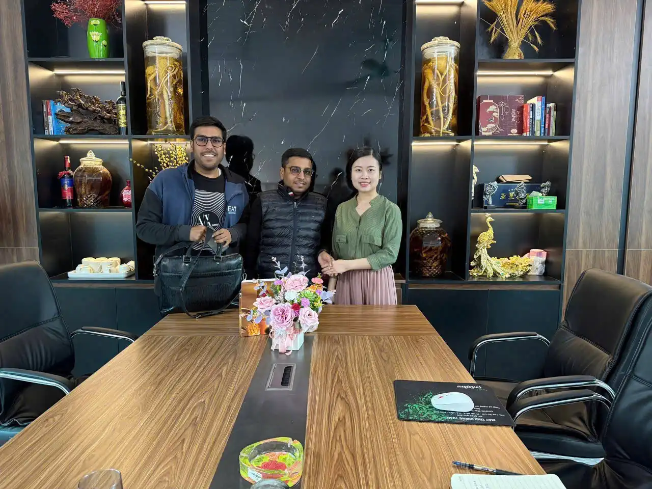 International buyers visiting HCPLY Vietnam factory — US compliance documentation review