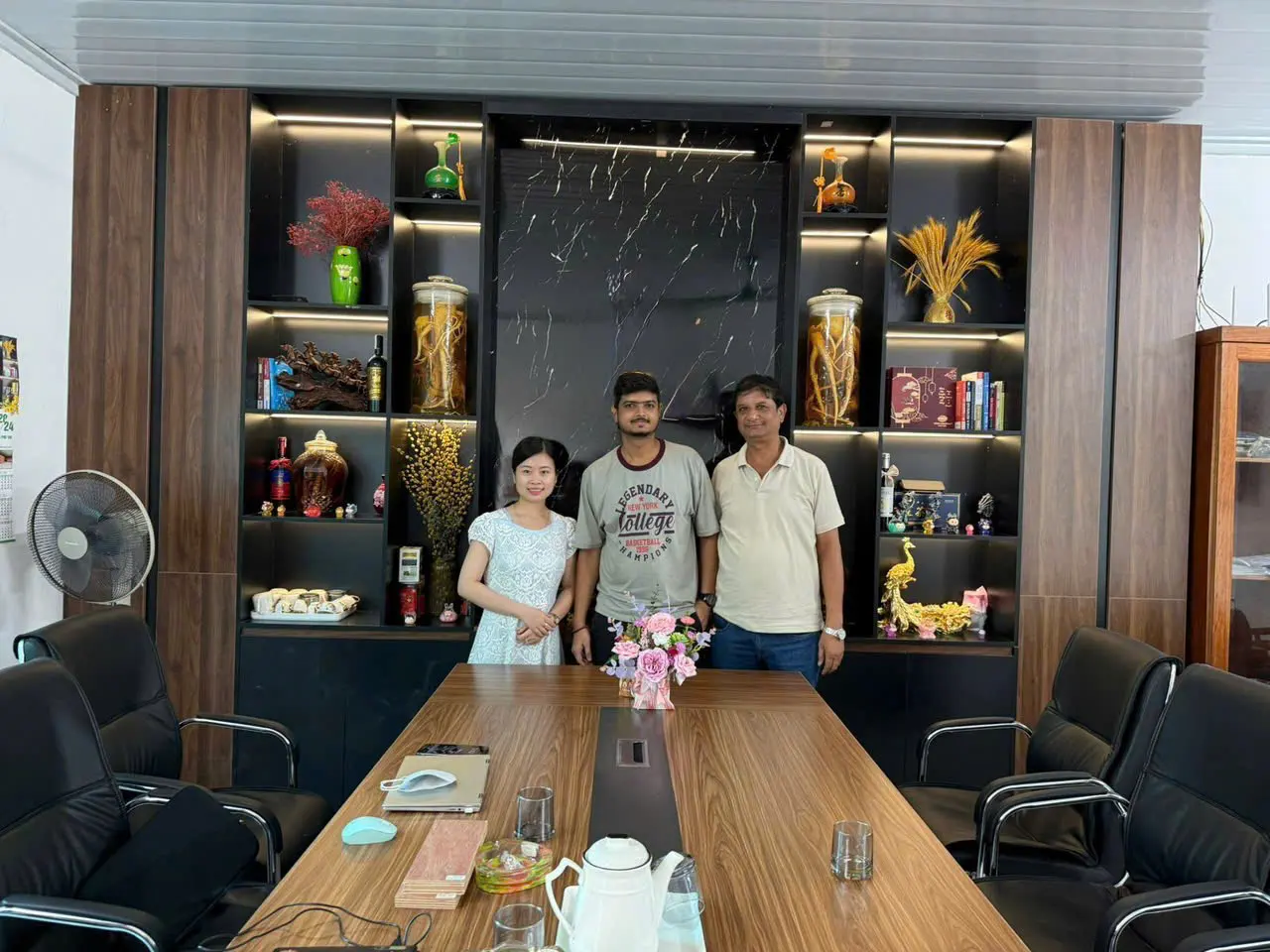 Mr. Park Jae-Won visiting HCPLY vietnam plywood factory