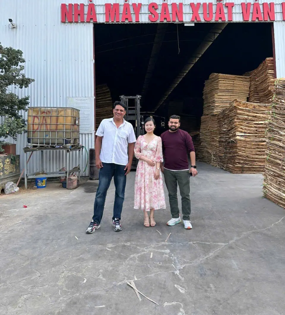 International buyers at HCPLY Vietnam plywood factory certification audit