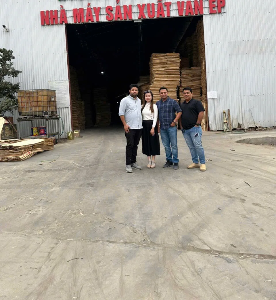 Mr. Arun Rajan visiting HCPLY vietnam plywood factory