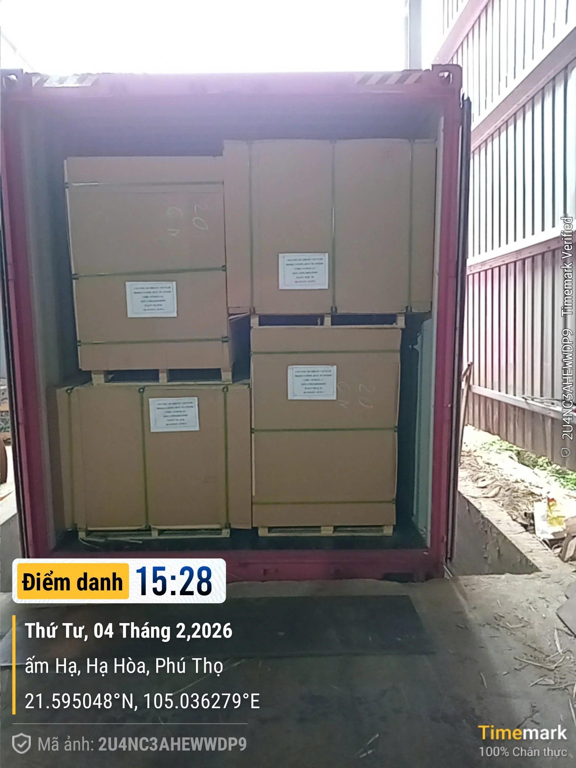 styrax 18mm plywood packing 18 pallets per 40HC container vietnam hcply factory loading