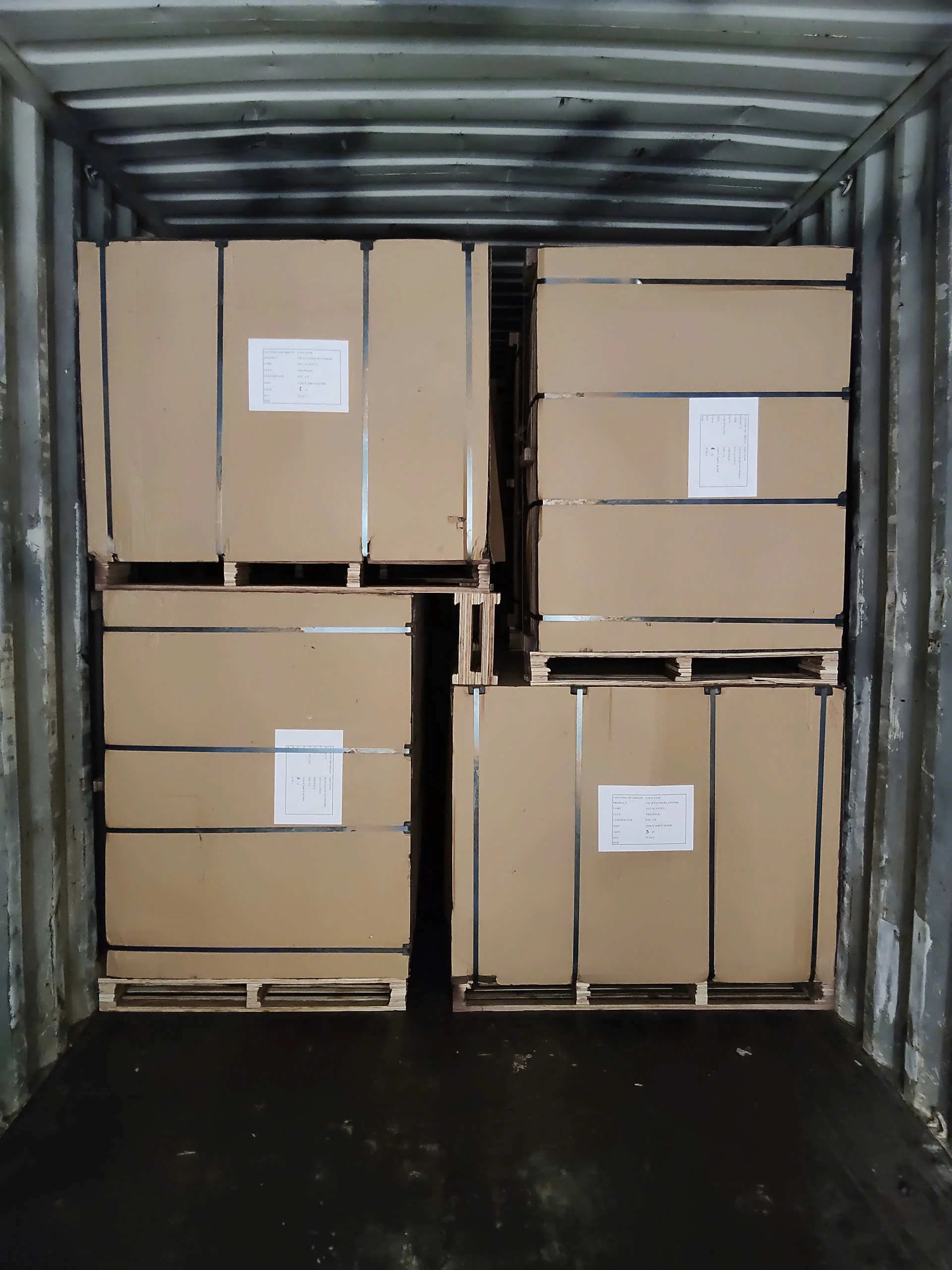 styrax core plywood packing 18 pallets 1250x2500 per 40HC container vietnam hcply