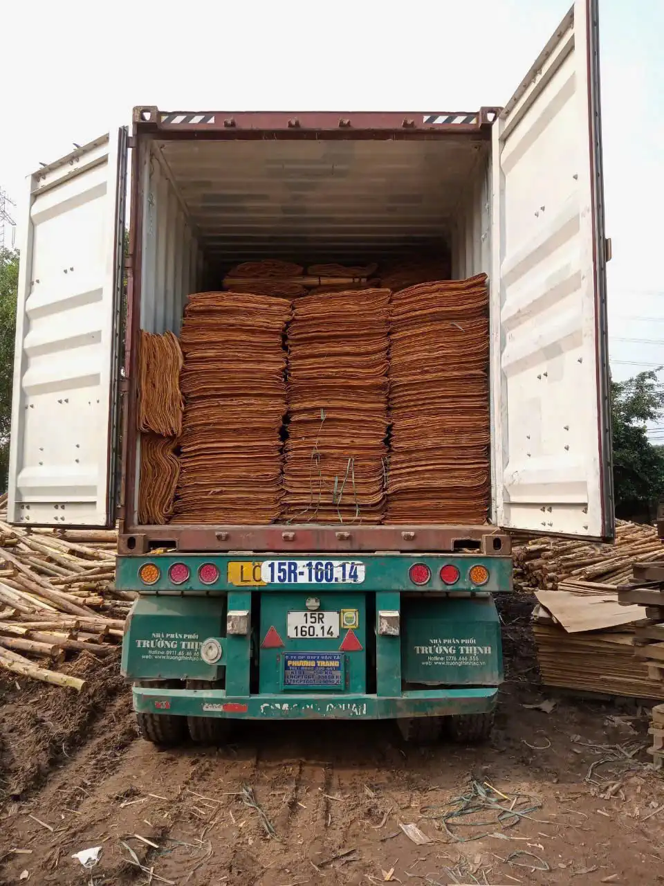 Vietnam plywood export packing strapping — factory direct container HCPLY