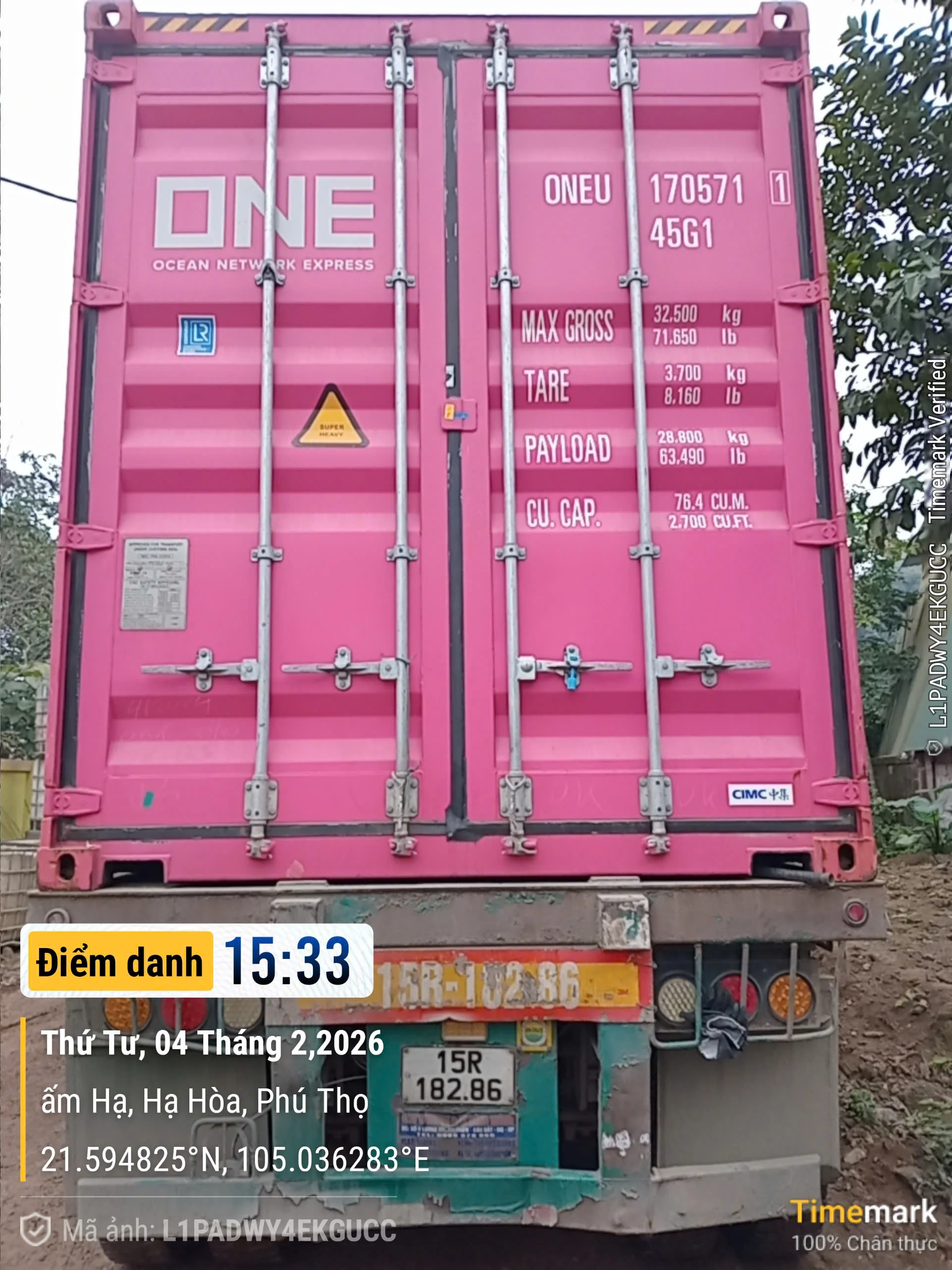 Plywood container loading — 40HC container pallets of various sizes and thickness at HCPLY Vietnam