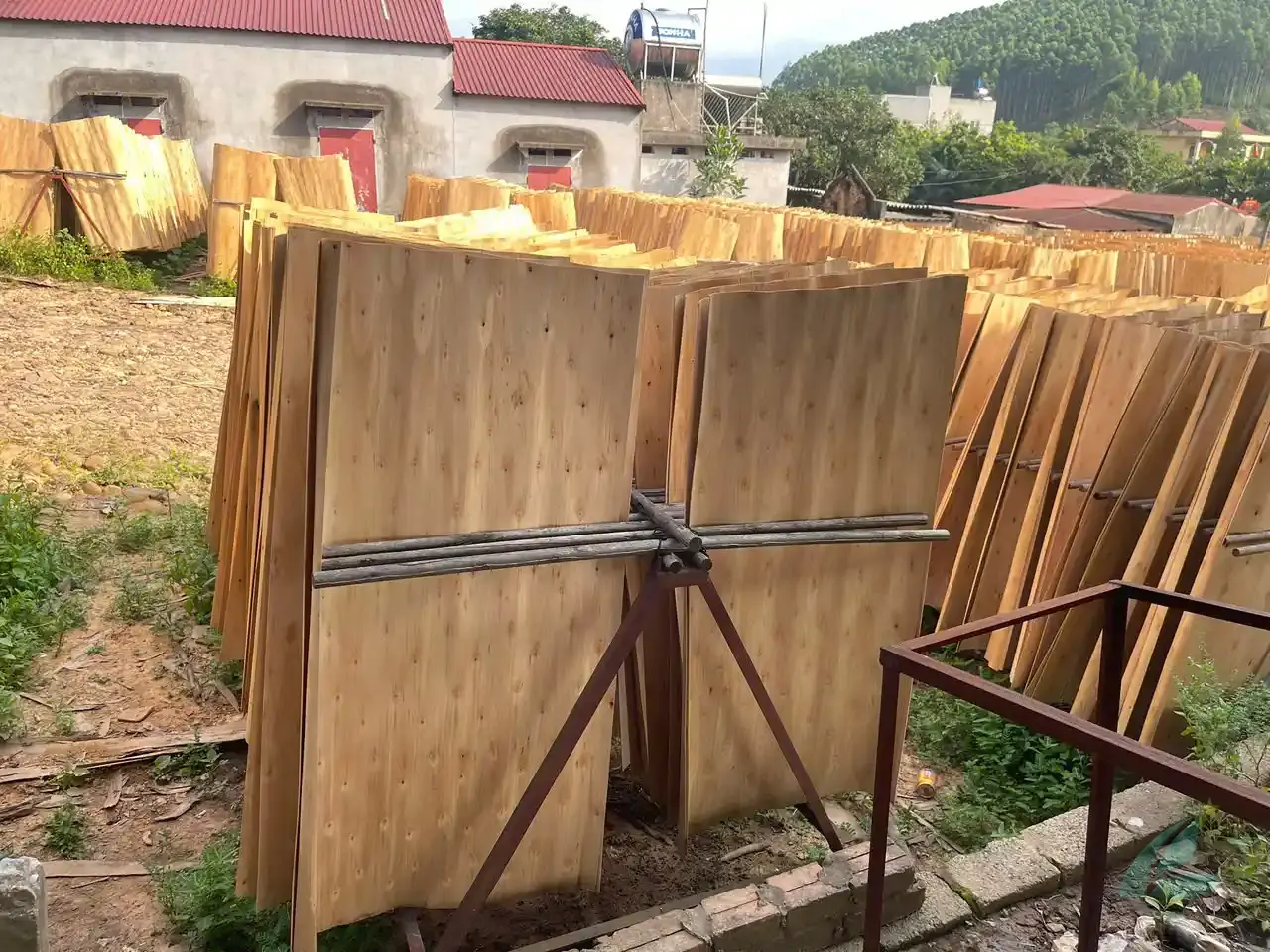 eucalyptus core veneer vietnam high density export hcply premium formwork plywood production