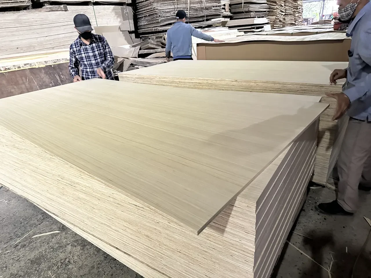 EV plywood Vietnam engineered veneer decorative export hcply 020