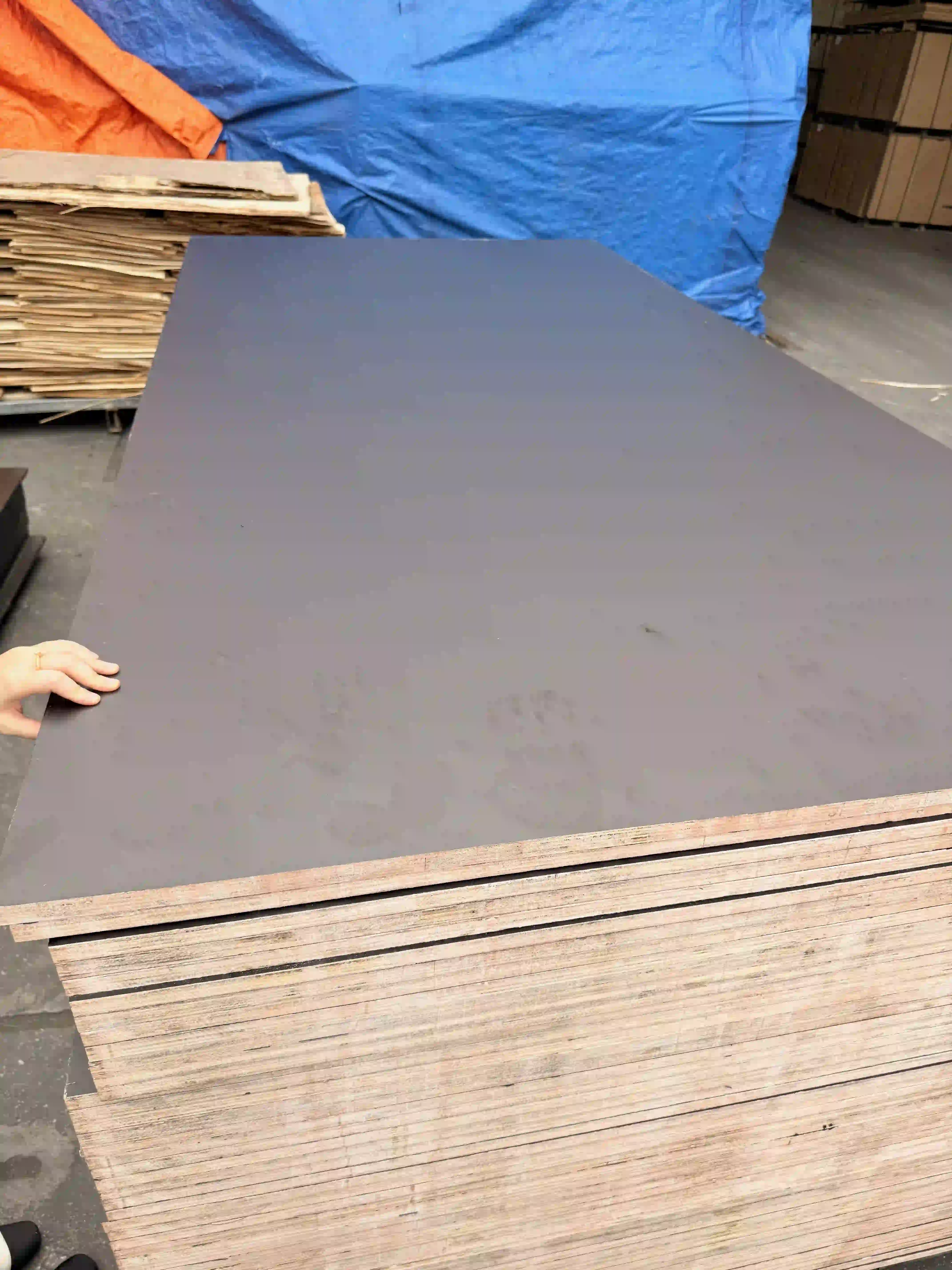 Film-faced plywood construction grade Vietnam — phenolic WBP formwork HCPLY factory export