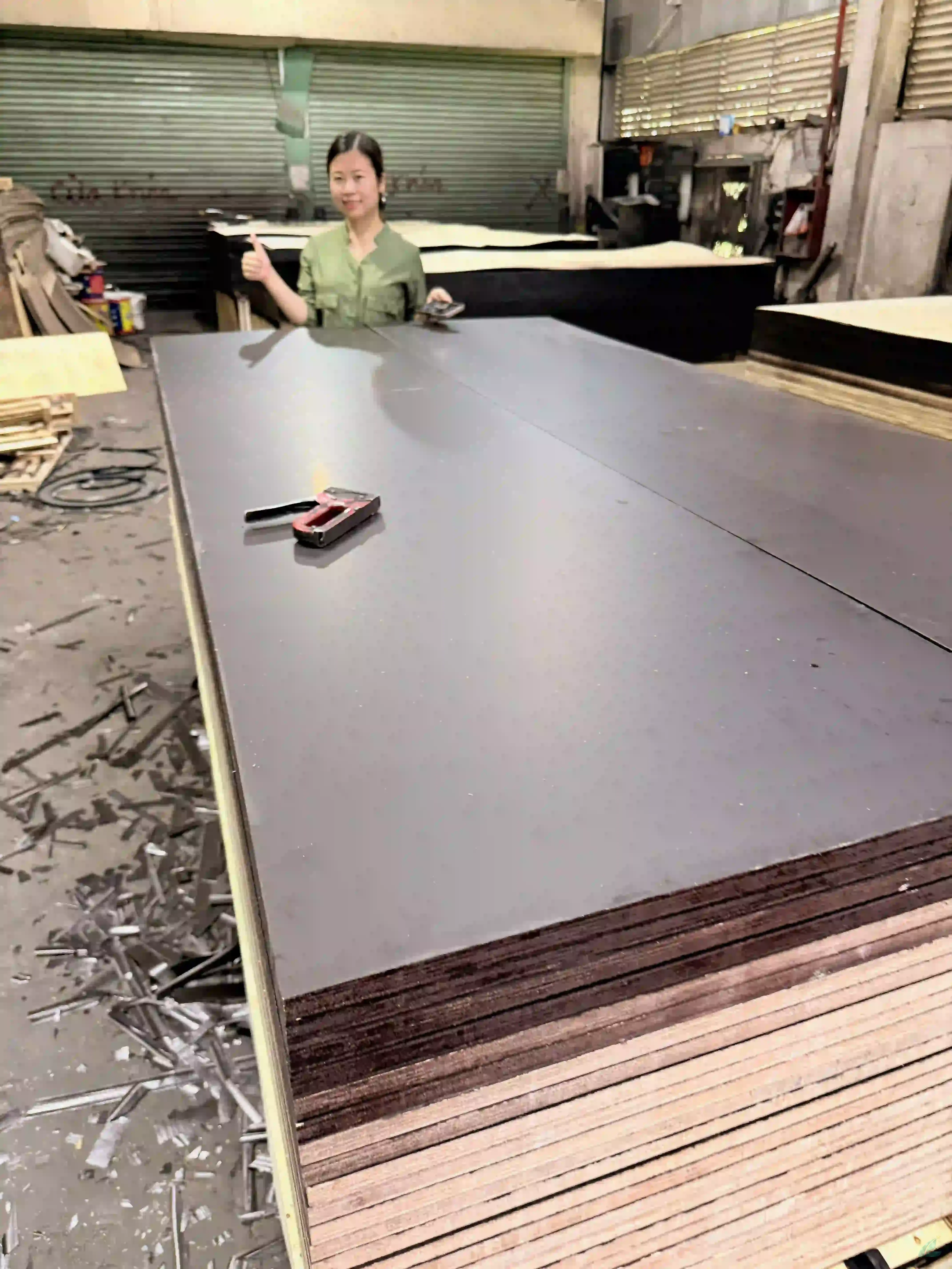 film faced plywood construction grade vietnam export hcply concrete formwork