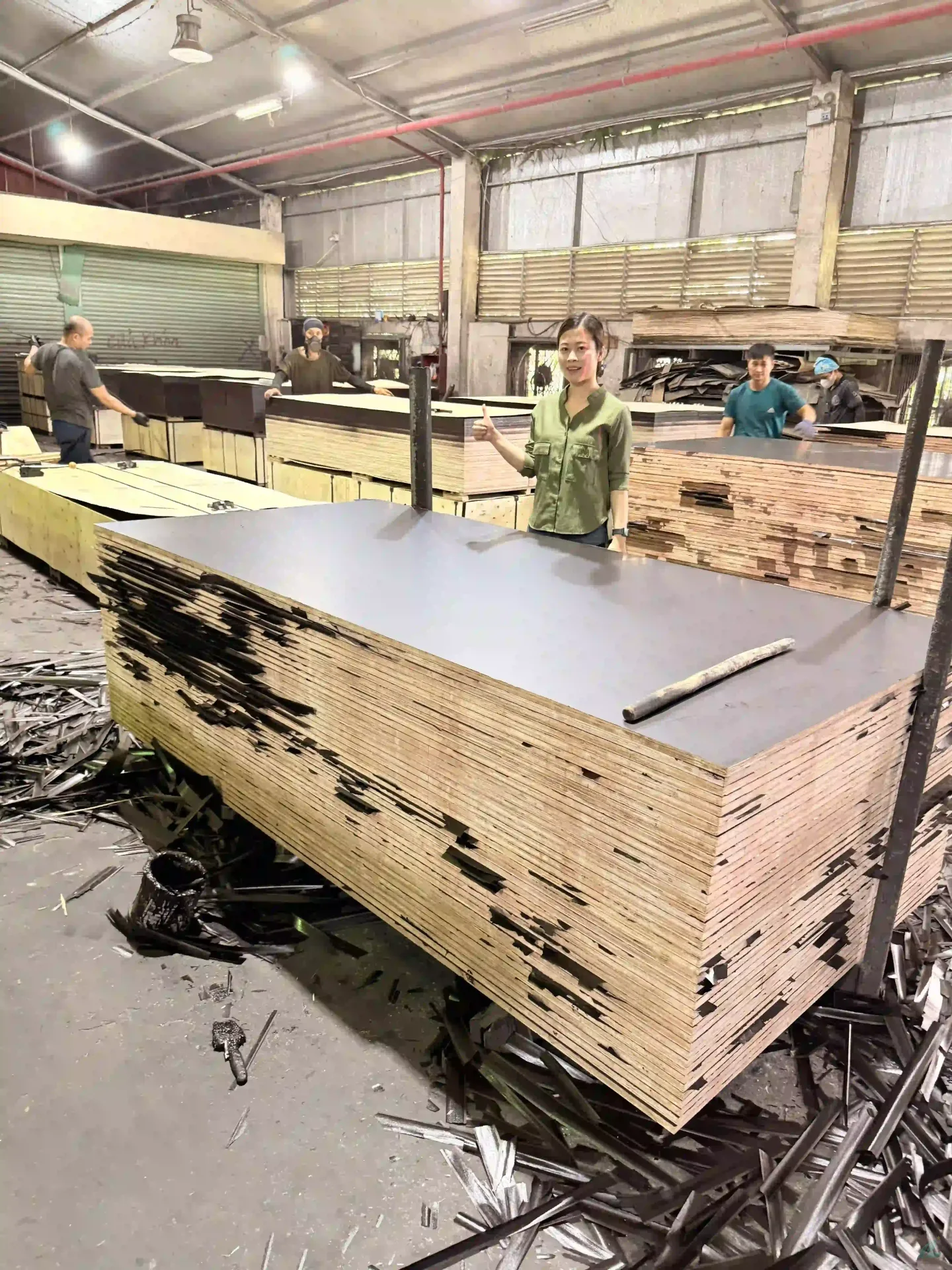 construction grade plywood Vietnam WBP phenolic film-faced structural panel hcply