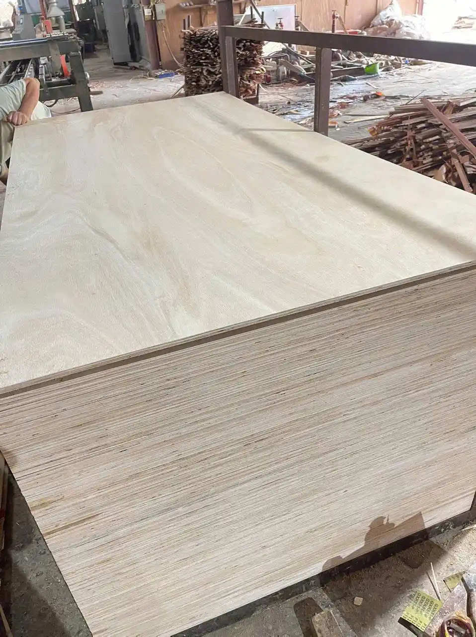 okoume plywood vietnam export panels stacked at hcply furniture grade facility phu tho