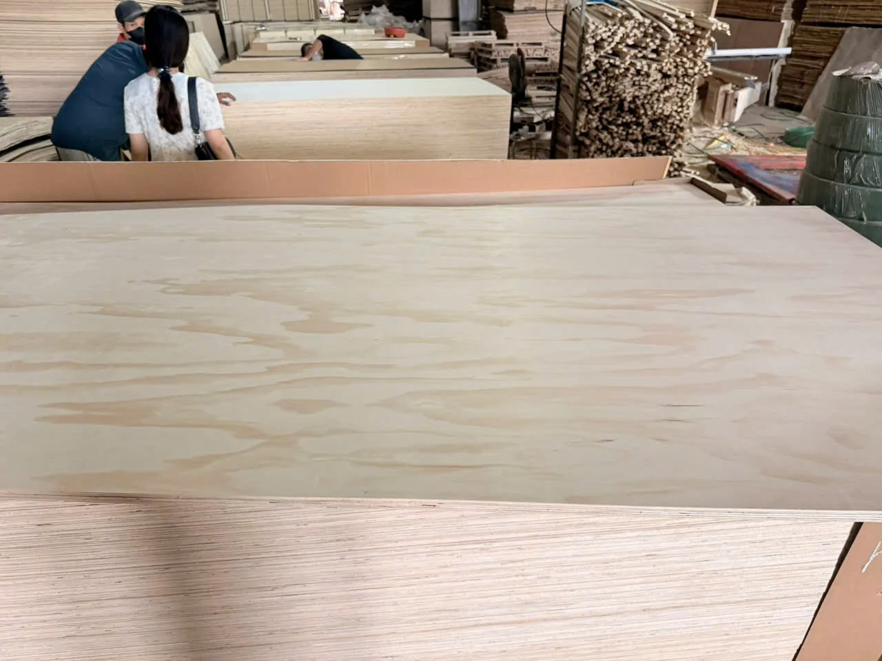 Pine plywood Vietnam softwood core export hcply 024