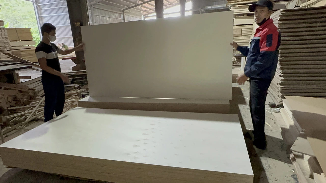 Poplar plywood Vietnam white core export hcply 034