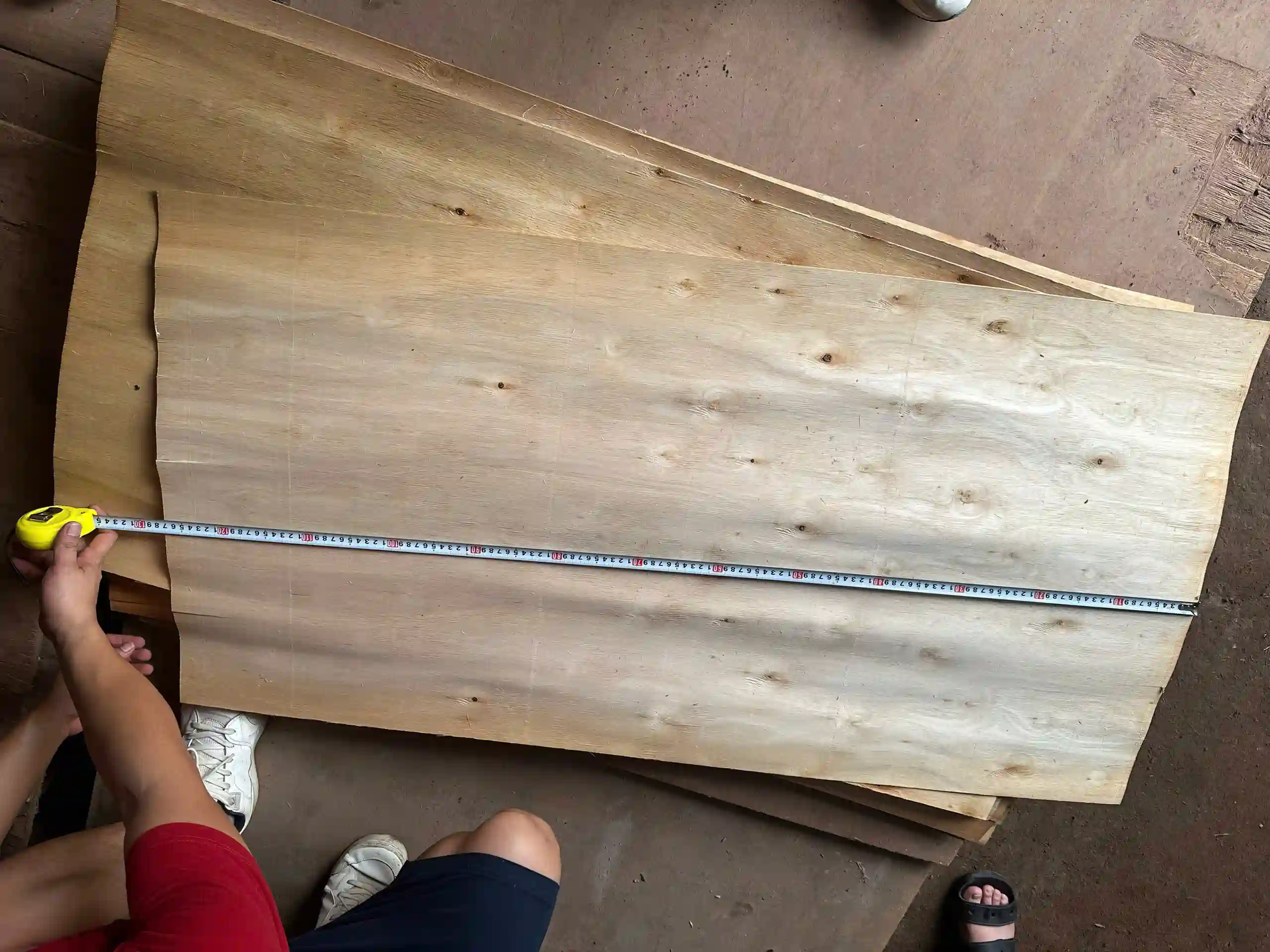 qc core veneer inspection plywood quality control hcply