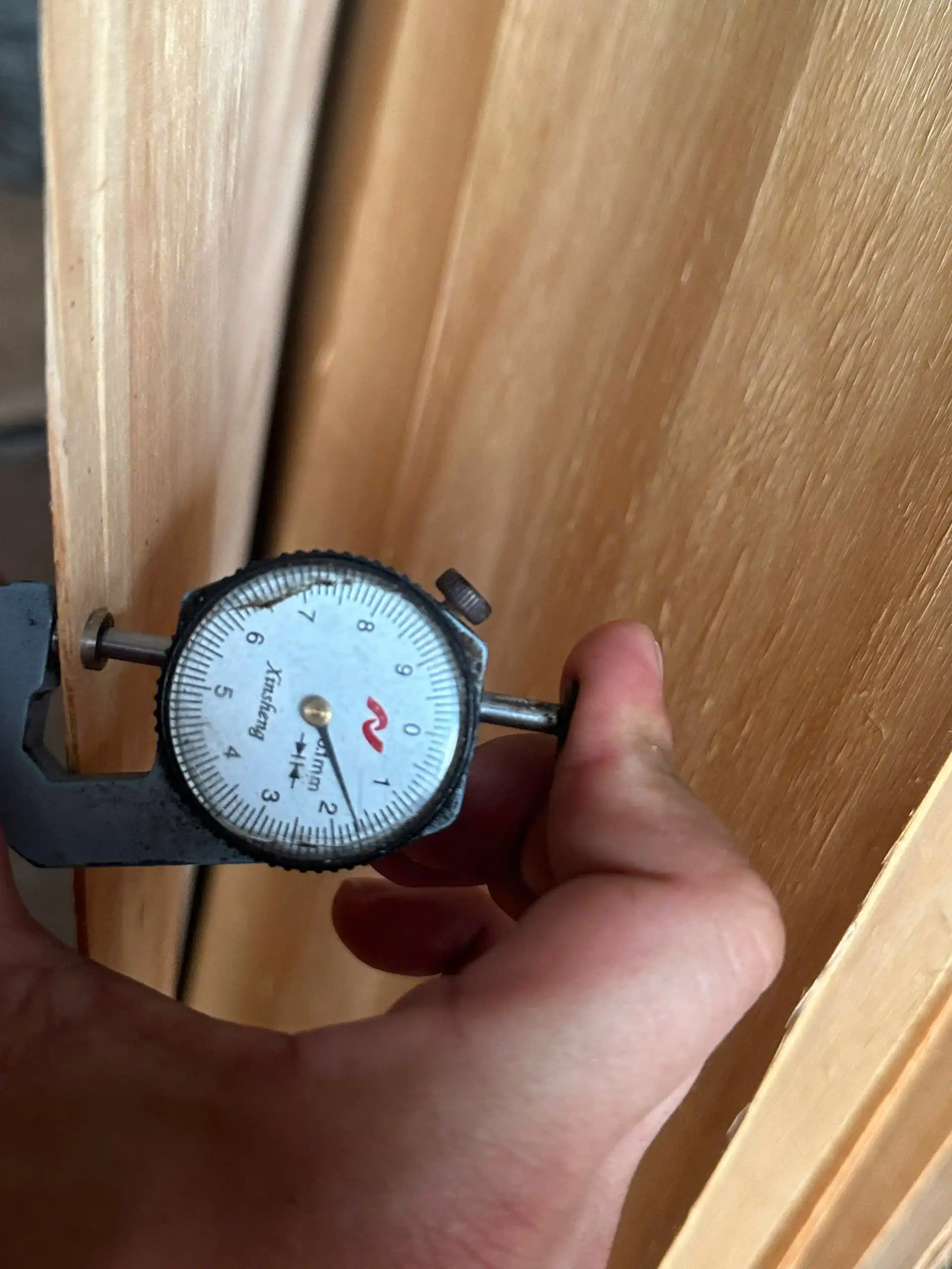 QC core veneer inspection — Vietnam plywood factory quality control cross-section HCPLY