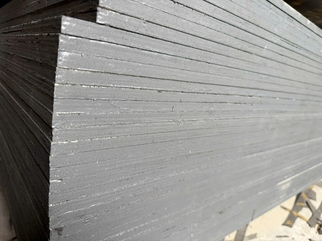 Film-faced plywood edge bonding verification — HCPLY Vietnam QC team