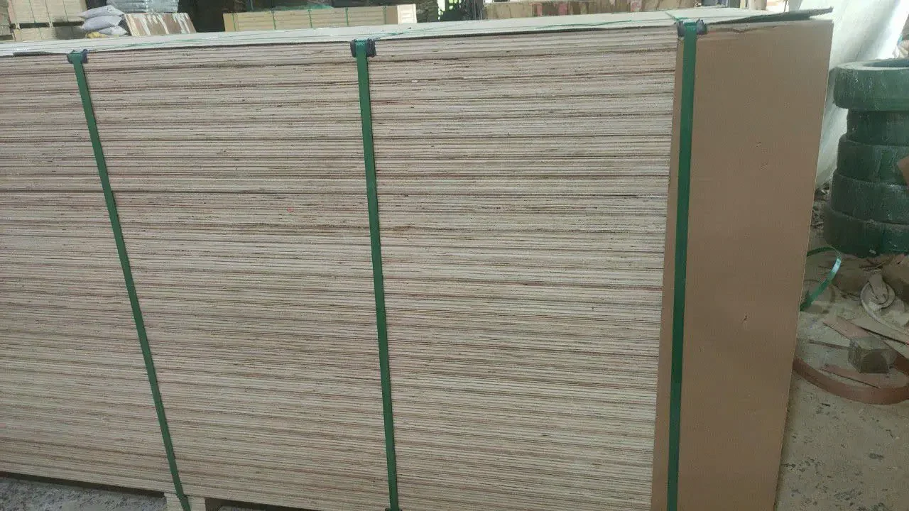 QC inspection of plywood edge quality at HCPLY Vietnam factory export standard