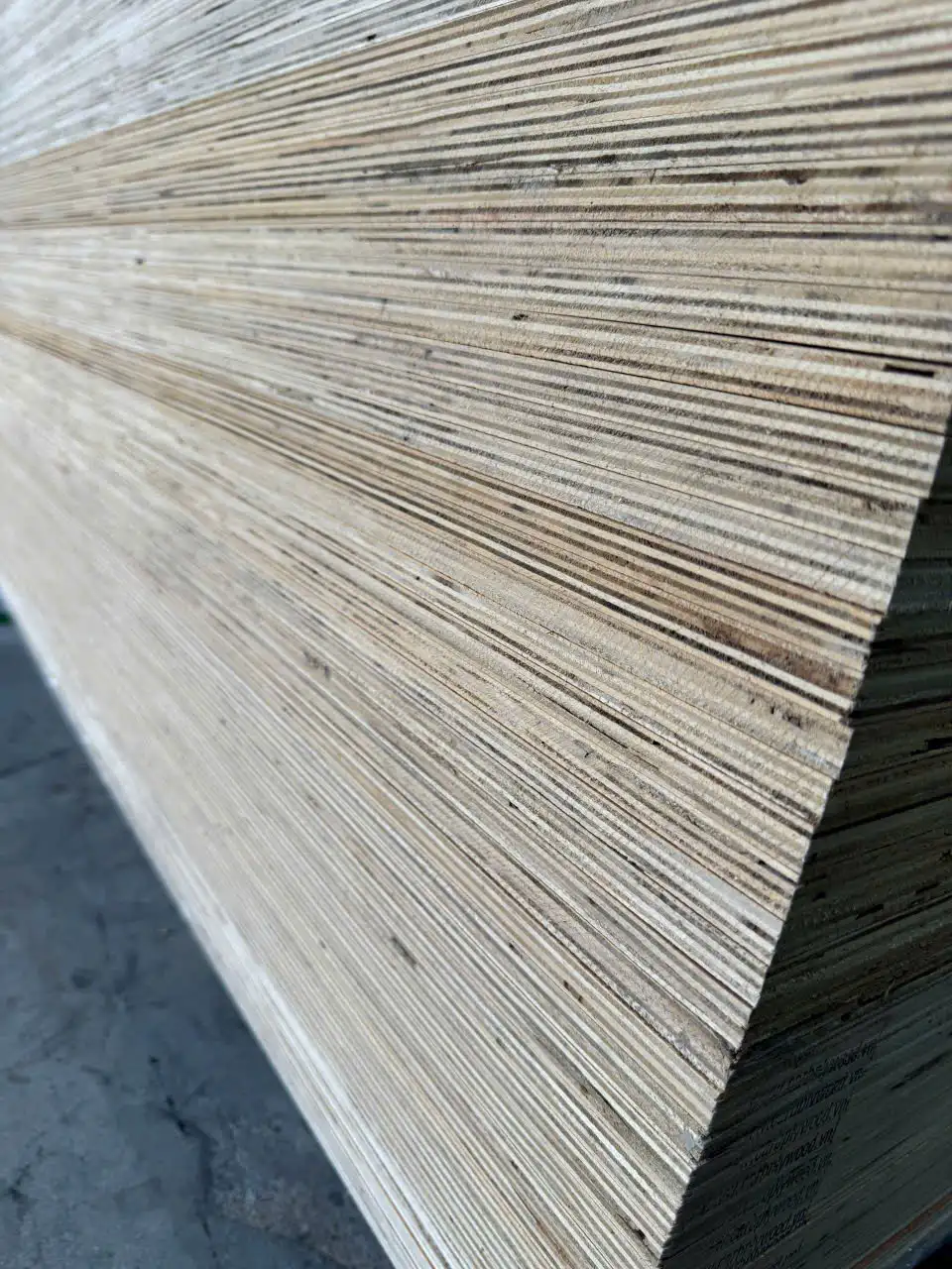 Plywood edge surface finish check — furniture grade export quality HCPLY
