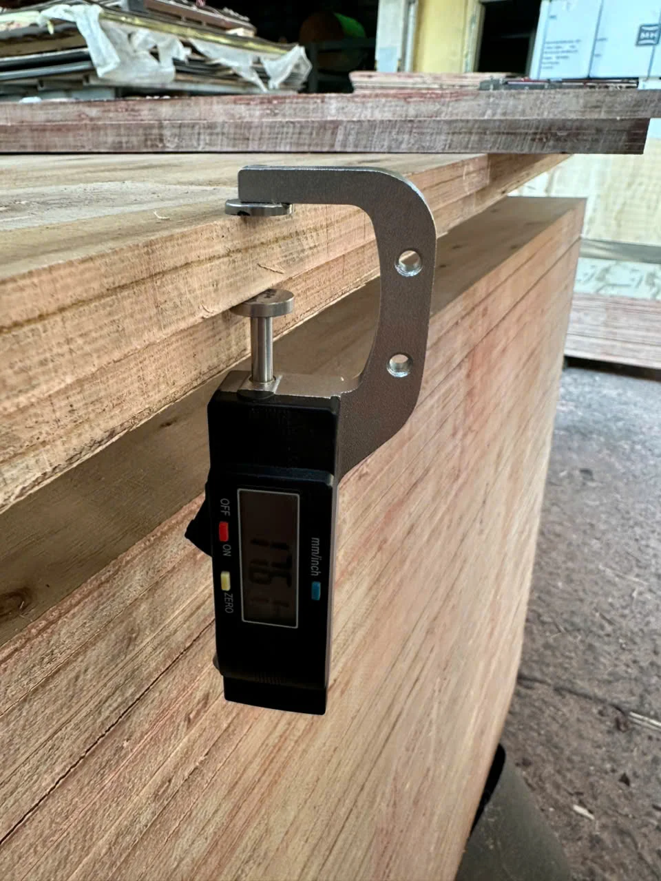 Plywood quality inspection thickness check export standard Vietnam HCPLY