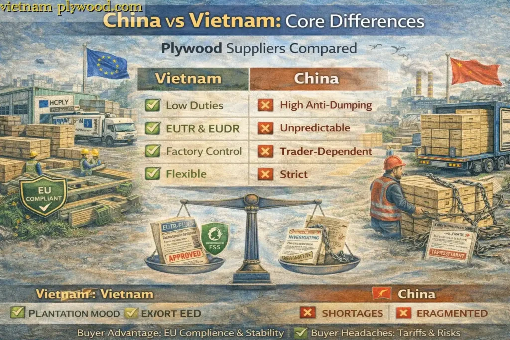 Birch Plywood Vietnam Supplier Why European Buyers Are Shifting from China to Vietnam | HCPLY Vietnam Plywood