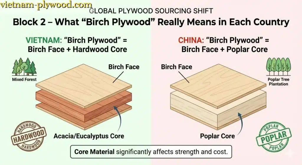 birch plywood from vietnam vs china birch plywood