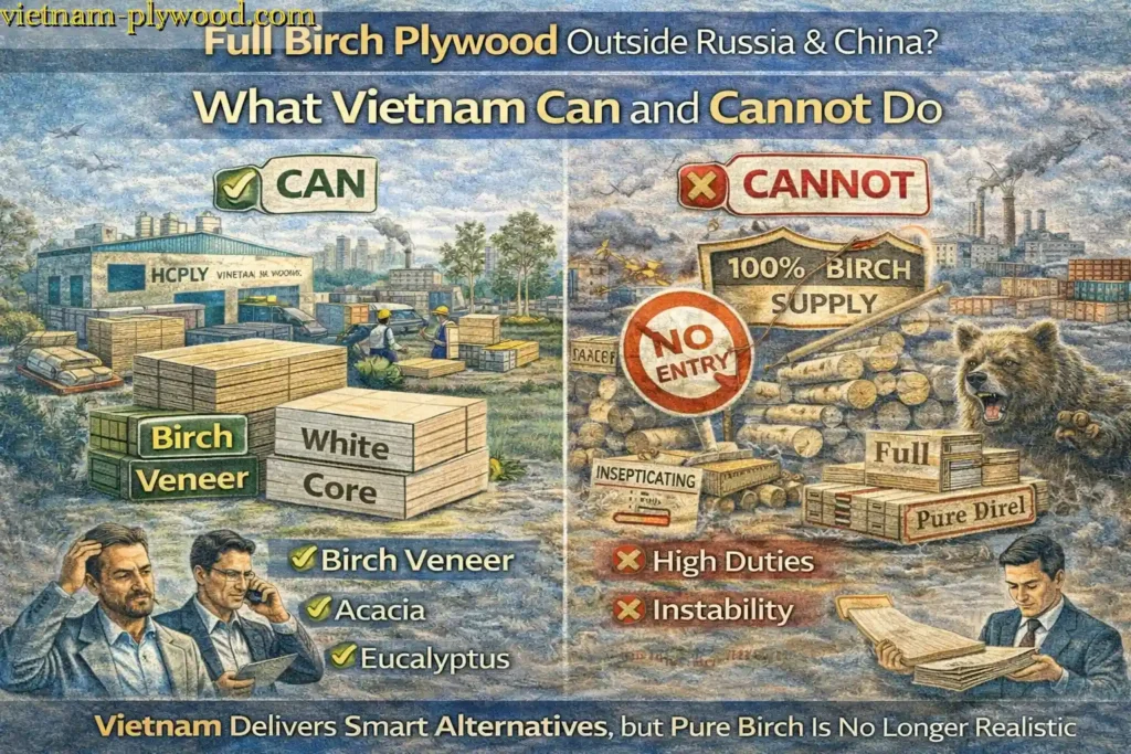 Is Full Birch Plywood Possible Outside Russia & China? Vietnam Explained | HCPLY &ndash; Vietnam Plywood
