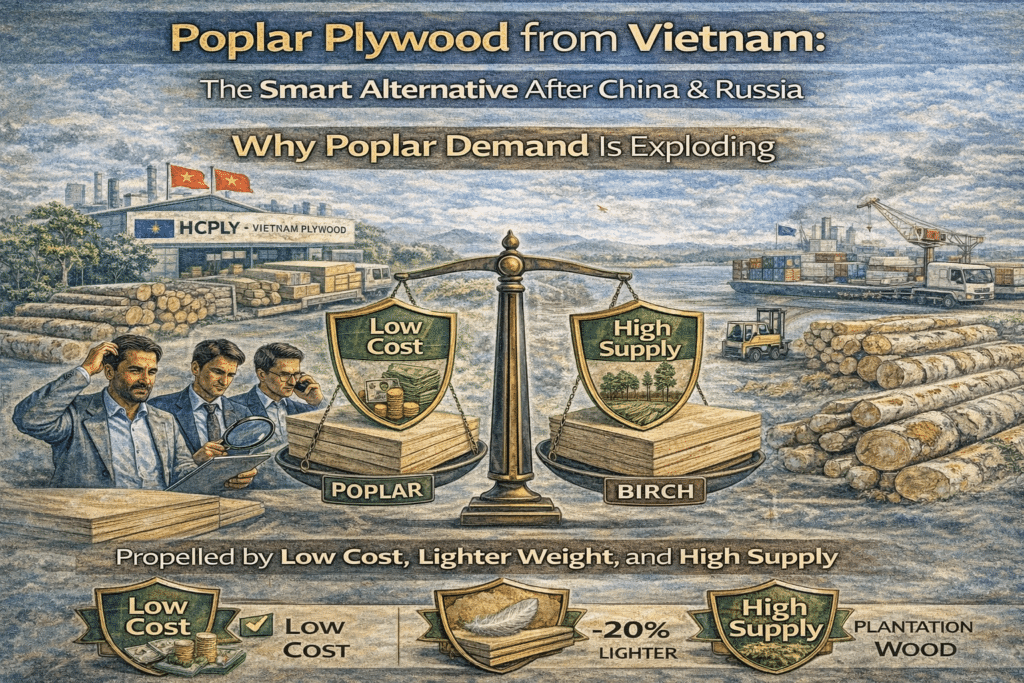 Poplar Plywood from Vietnam &ndash; The Smart Alternative After China & Russia | HCPLY - Vietnam Plywood