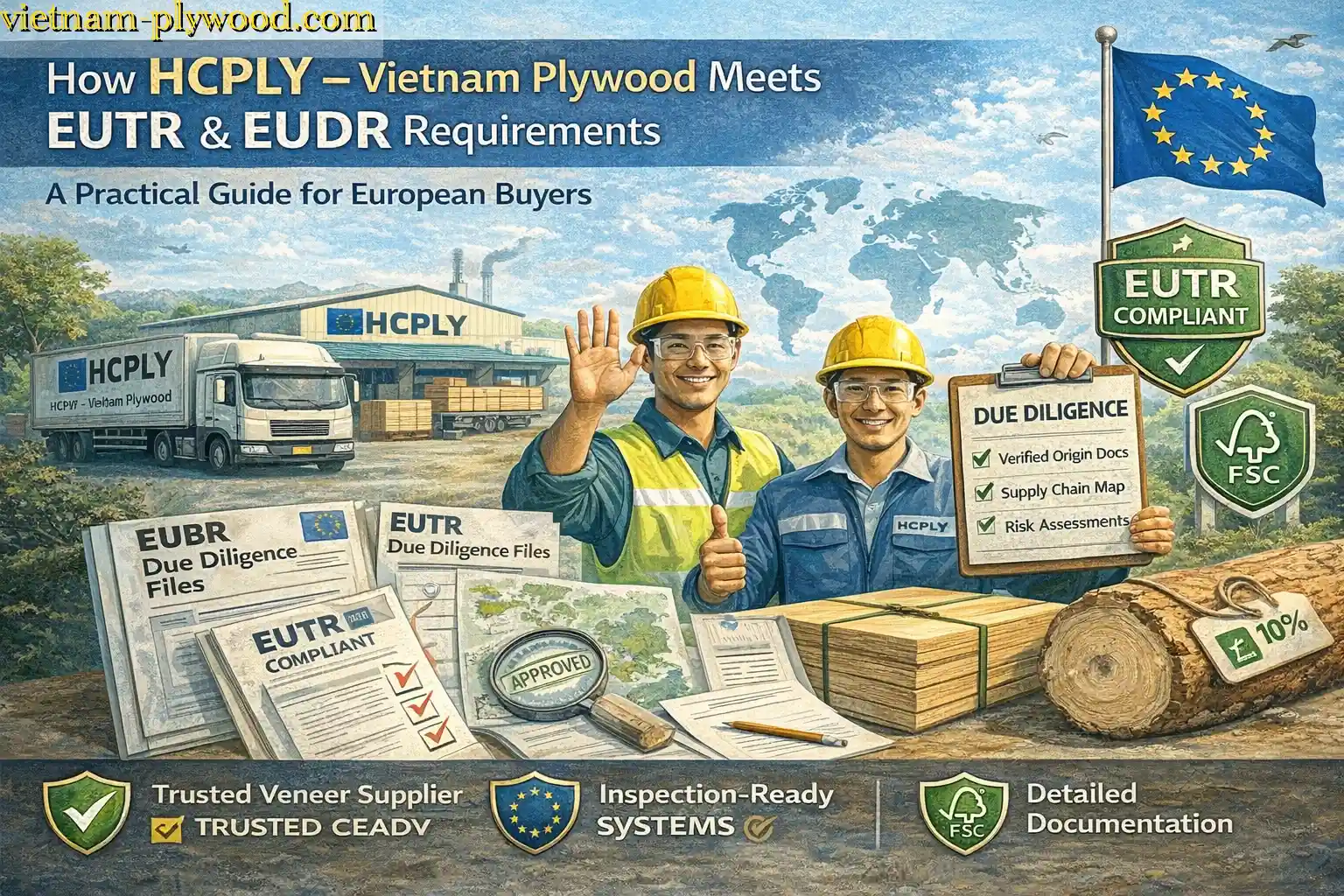 EUDR vs EUTR Explained What European Plywood Buyers Must Know Before Importing from Vietnam-EUDR mandatory 2026