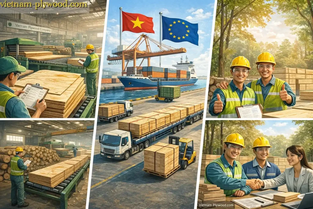 EUDR vs EUTR Explained What European Plywood Buyers Must Know Before Importing from Vietnam
