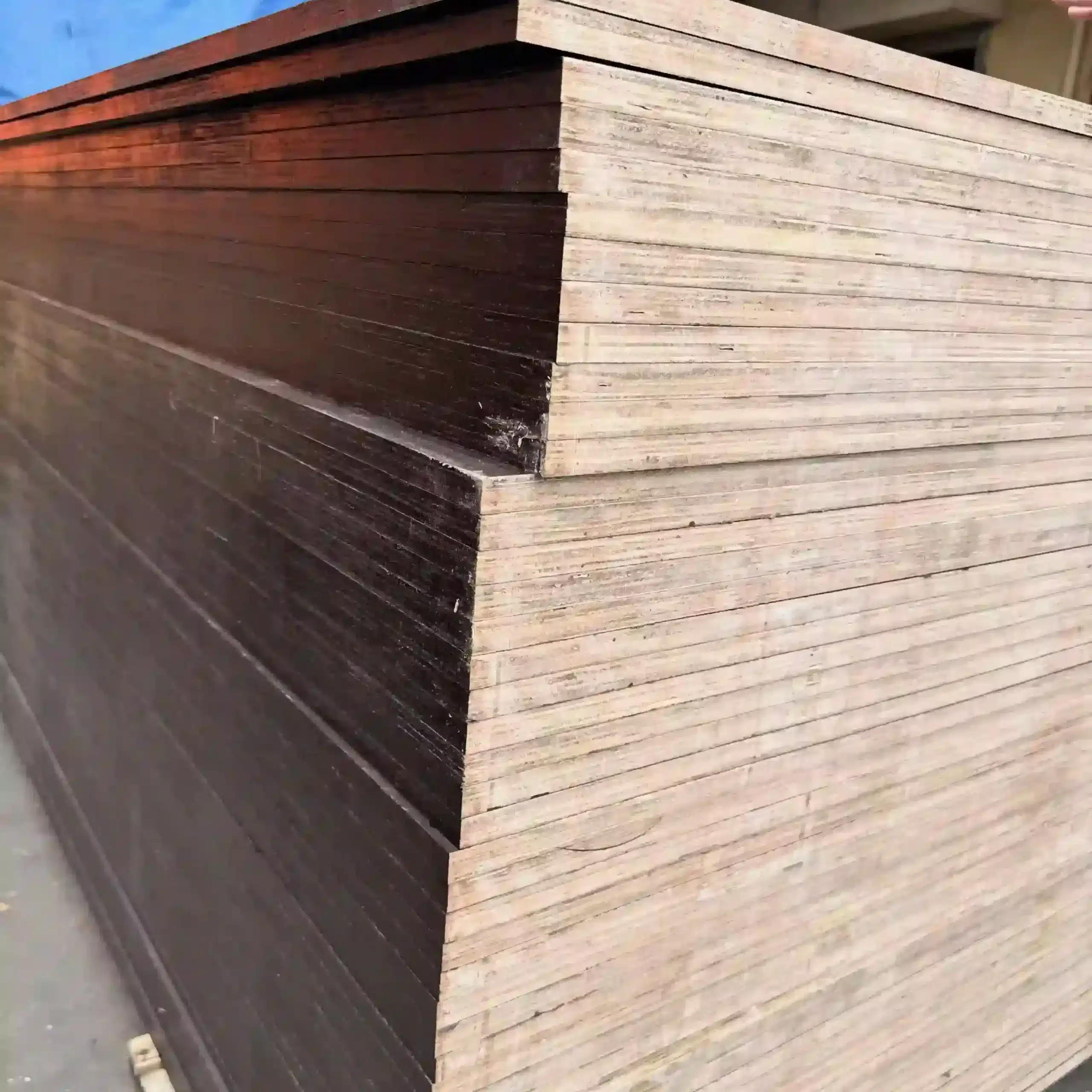 film faced plywood black brown export vietnam factory hcply