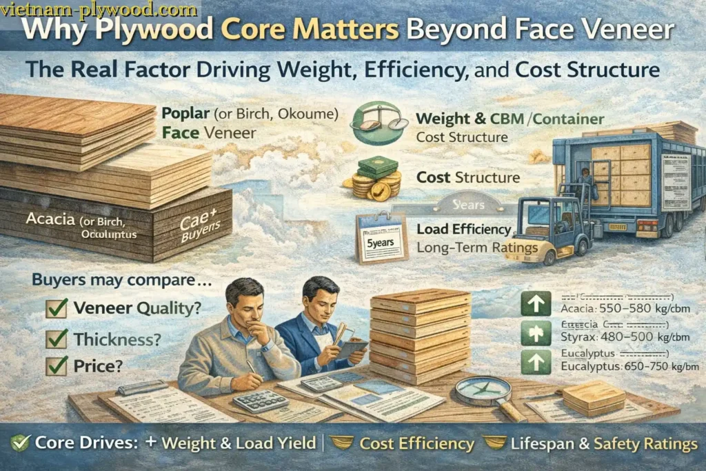 How to Choose the Right Plywood Core | plywood core selection from a Vietnam plywood manufacturer | HCPLY Vietnam Plywood