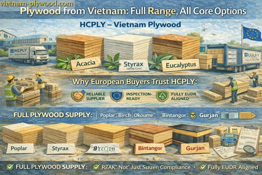 How to Choose the Right Plywood Core | plywood core selection from a Vietnam plywood manufacturer | HCPLY Vietnam Plywood