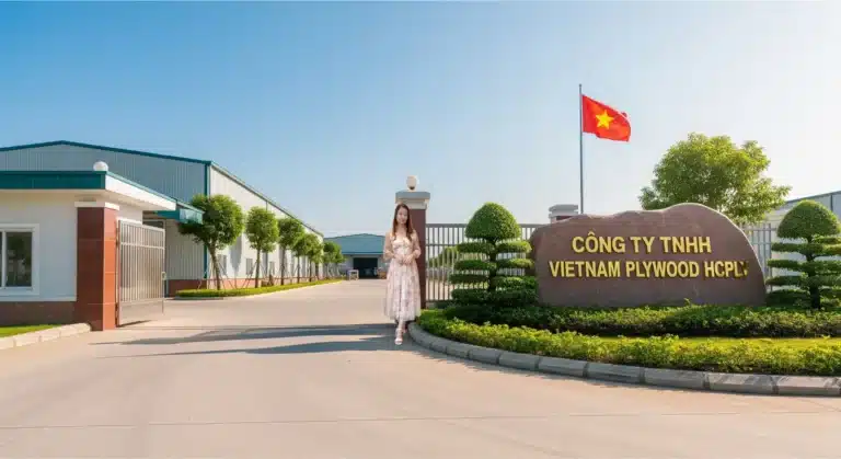 Vietnam Plywood Manufacturer – HCPLY factory front gate