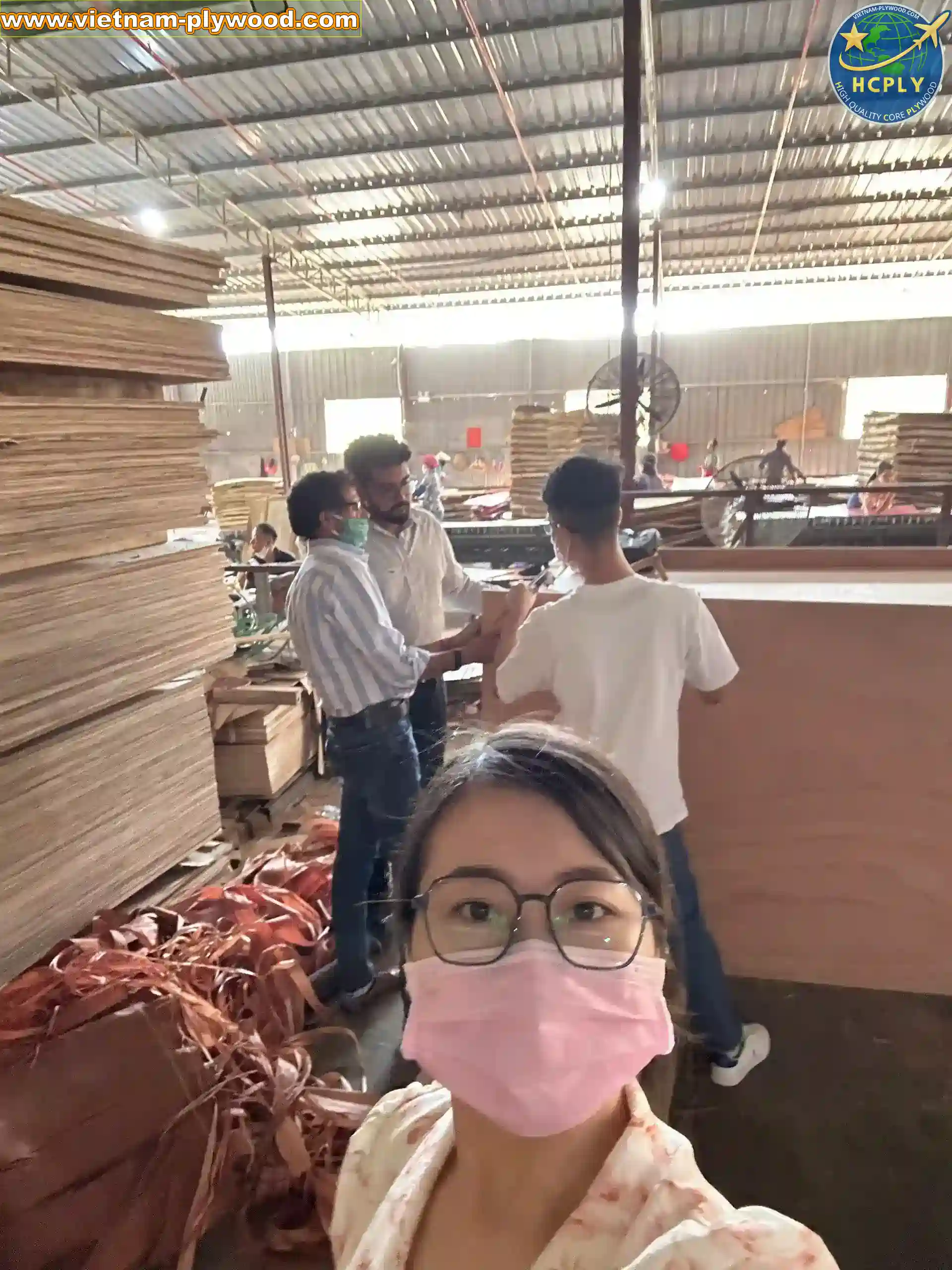 international buyers visit vietnam plywood factory hcply