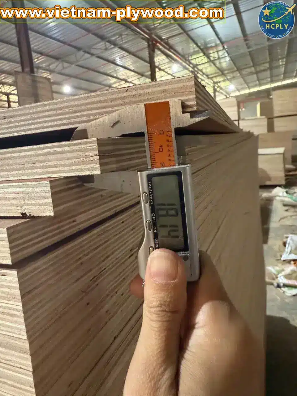 quality inspection mm plywood thickness vietnam hcply